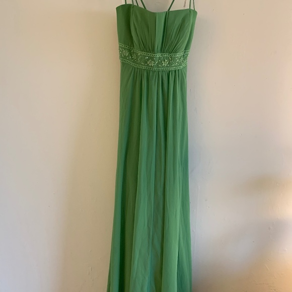 clover green bridesmaid dresses